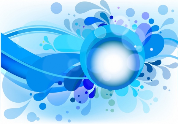 glänzende blaue Wasser Hintergrunddekoration
