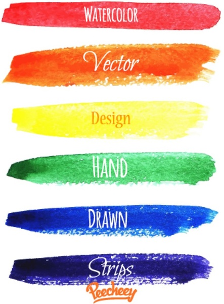 شعارات ألوان مائية