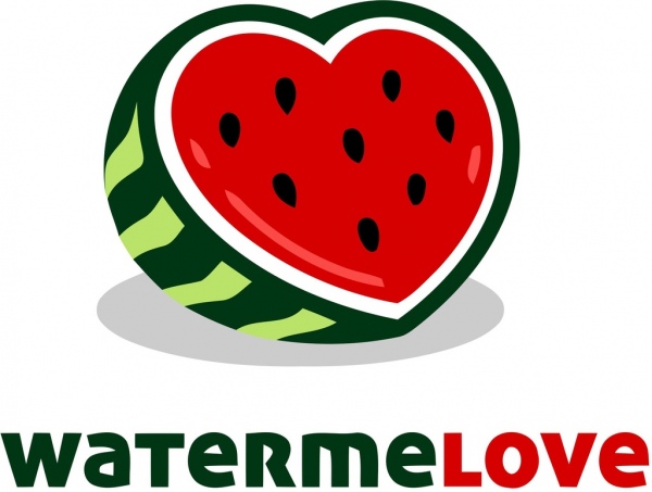 Wassermelone-Liebe