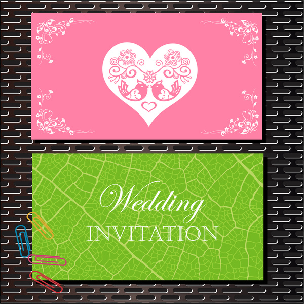 cartão de convite de casamento