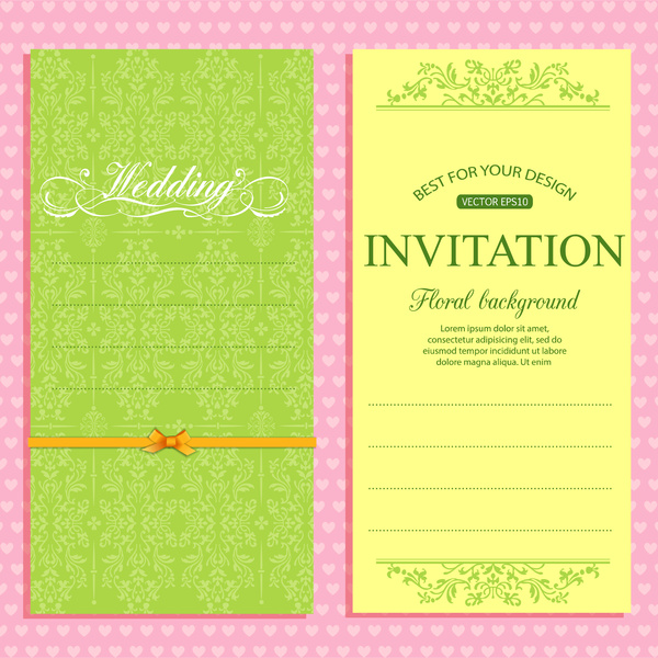 결혼식 초대 카드 서식 파일