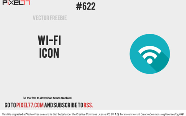 vetor de ícone de Wi-Fi
