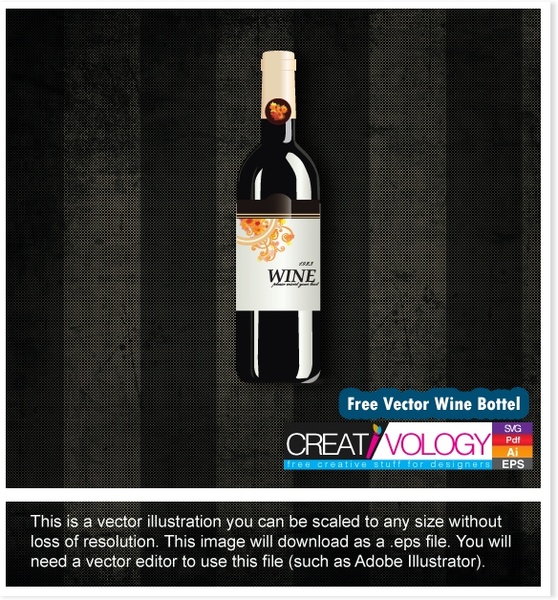 Wine Advertising Banner Shiny Realistic Design
