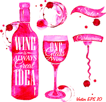 Wine Creative Design Vector Graphics