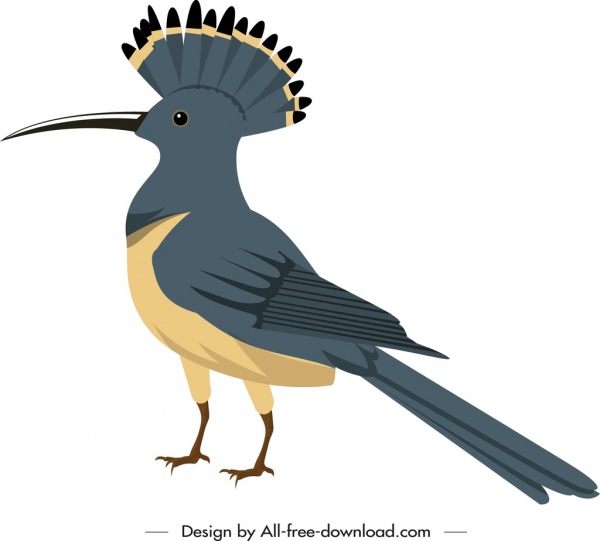 Woodpecker Icon Colored Cartoon Sketch