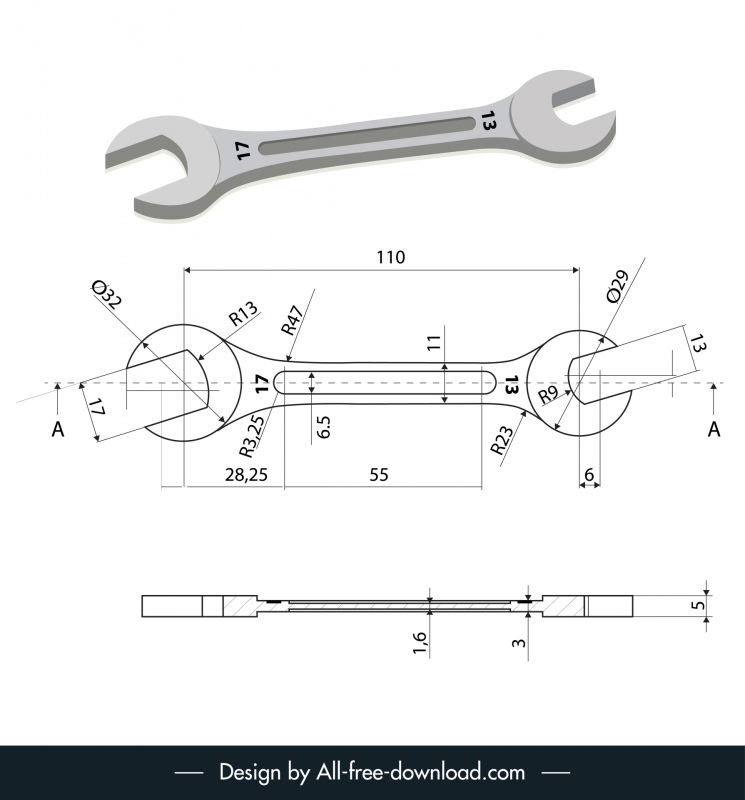 kunci pas auto cad template sketsa ilustrasi modern