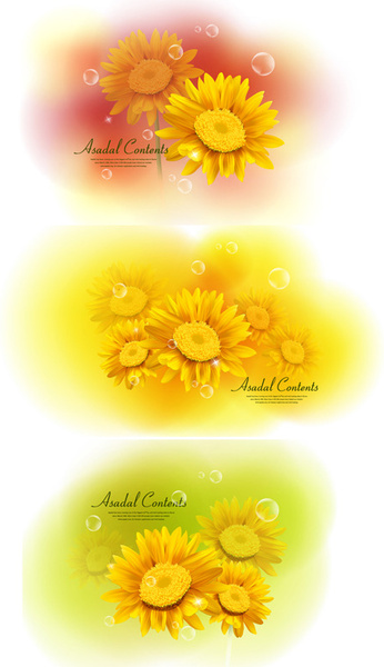 gelbe Blumen Hintergrund