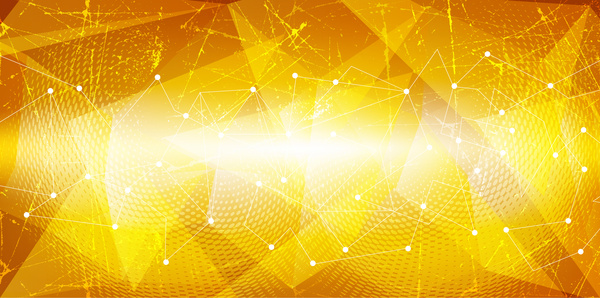 gelbe Netzwerk geometrisch abstrakten Hintergrund