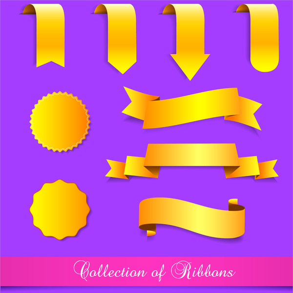 collezione di nastri gialli