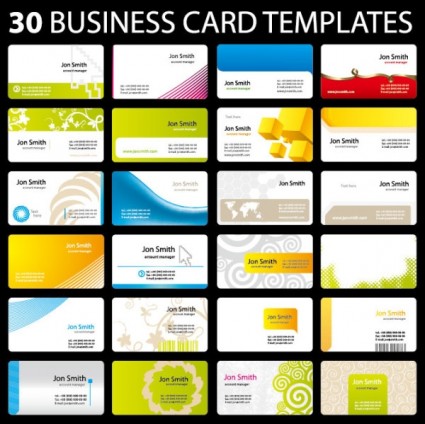 30 Of Practical Card Template Vector