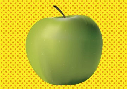 3D яблоко