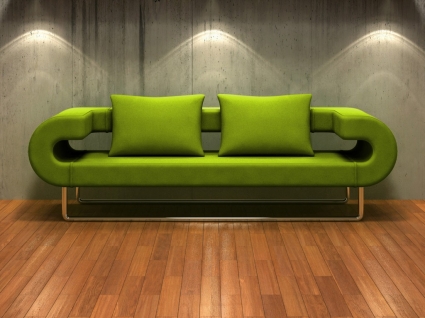 3D Sofa Tapete Innenarchitektur andere