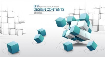 moda 3D design testo di affari concetto sfondo vettoriale