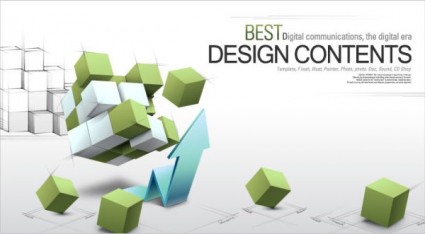 3D Mode design Business-Vektor-Hintergrund des Konzepts der text