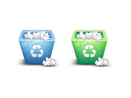 3d Recycle Bin Icon Psd