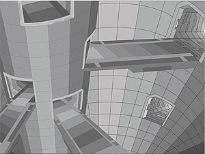3D Vektor-Stilgebäude