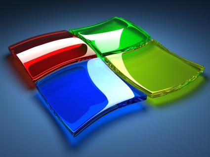 3D Windows wallpaper Windows 7-Computern
