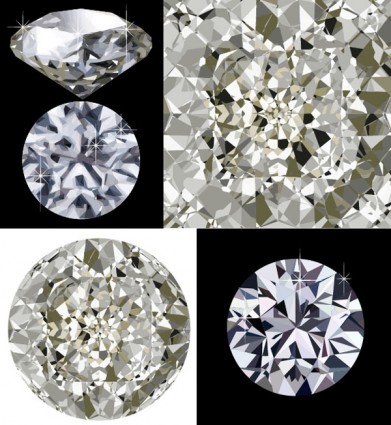 4 kim cương vector