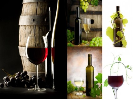 imagen de alta definición de 5 series de vino