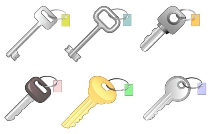 6 verschiedene Schlüssel
