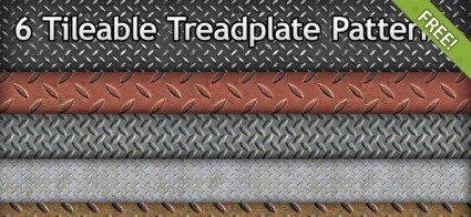 6 modèles de treadplate tiled gratuit