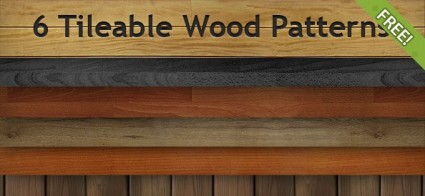 6 أنماط الخشب tileable مجاناً