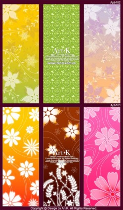 6 Lovely Shades Of The Background Pattern Vector