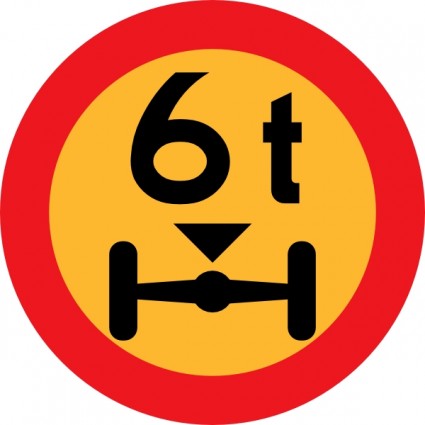 6t Dingil mesafesi işareti küçük resim