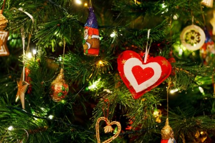 uma árvore de Natal decoração