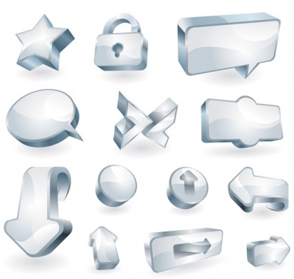A Clean Glass Icon Vector Texture