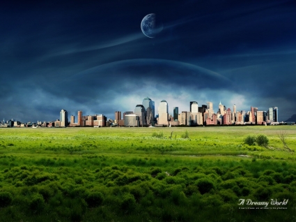 A Dreamy Worldth Wallpaper Photo Manipulated Nature
