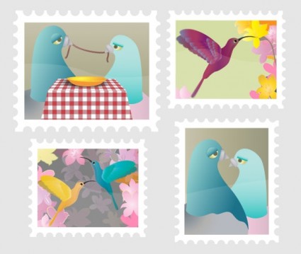 einen guten Start in Ihre Briefmarkensammlung Vögel