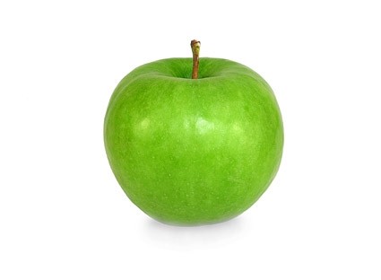 uma fotografia de maçã verde