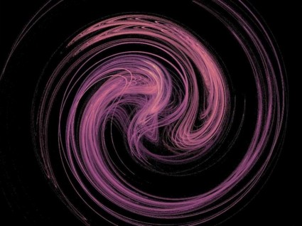 une fractale swirl purple rose