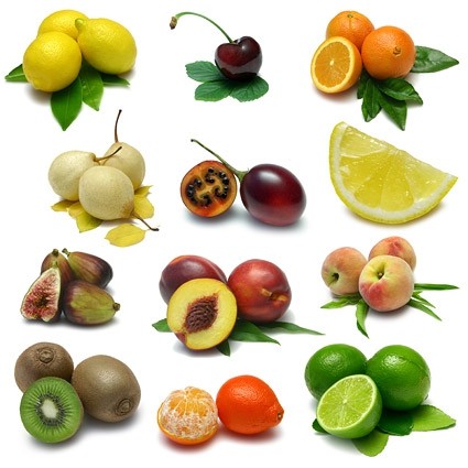 una serie di foto di qualità frutta