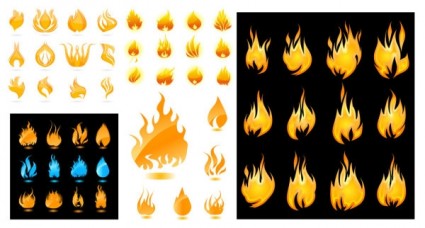 A Wide Range Of Flame Vector