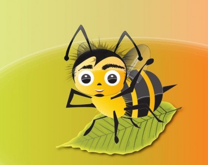 vector de abeja Abelha