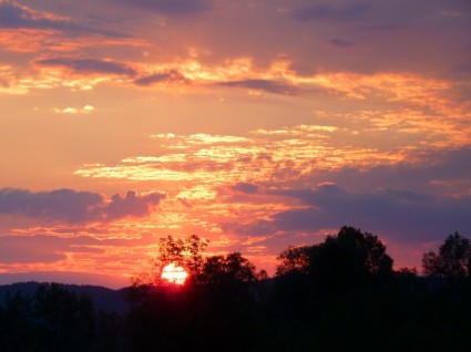Abendstimmung-Sonnenuntergang-Himmel