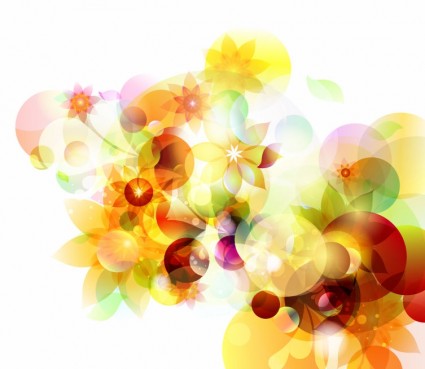Abstract vector soleil automne