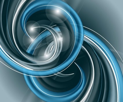 abstrato azul hélice de fundo vector