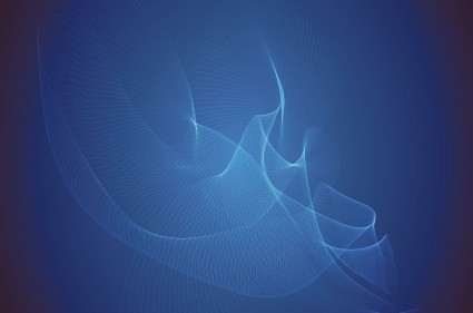 Ilustración del vector de onda azul Resumen