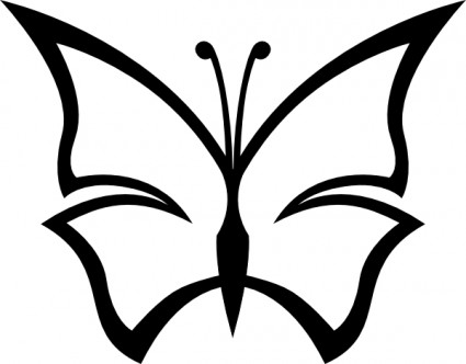 Resumen de mariposa clip art