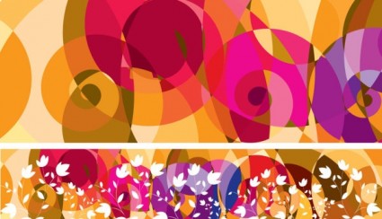 Abstract Color Patterns Vector