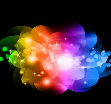 abstrato colorido gráfico de vetor de fundo brilhante