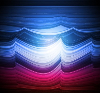 抽象多彩波向量背景藝術