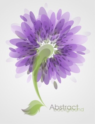 arte de vector de fondo Flor abstracta