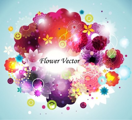 vector de Flor abstracta