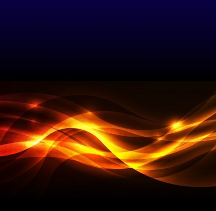 abstrait golden glow background vector illustration