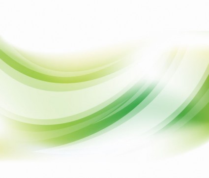 curva verde abstracto vector fondo