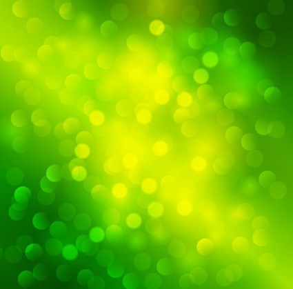 abstrakte grünes Licht Bokeh Hintergrund Vektorgrafik